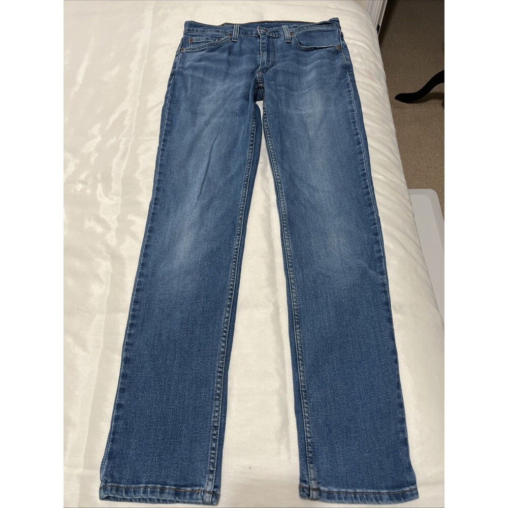 Levi's 511 Men's Jeans 32x34 (32x33) Blue Denim Stretch Straight Leg CW-3822